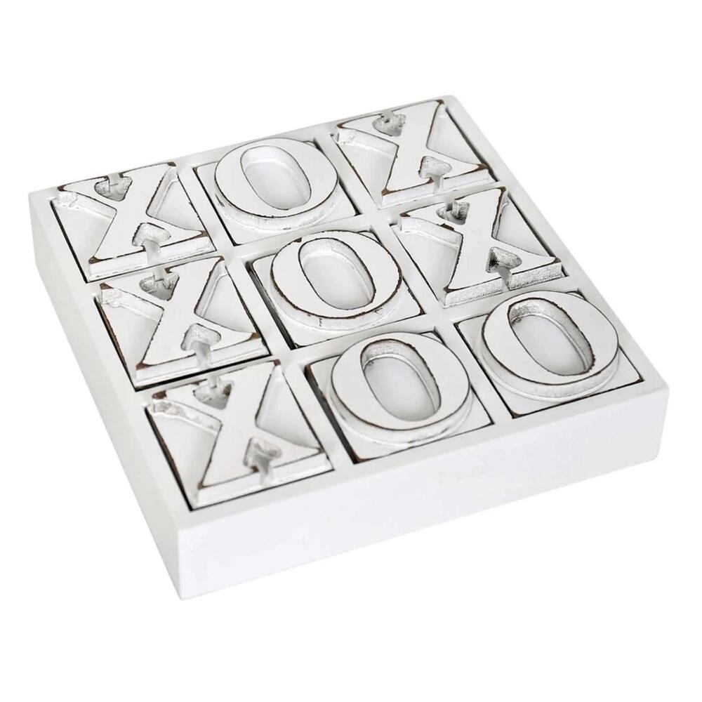 "Tic-Tac-Toe" Wooden Table Decor